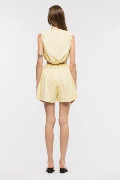 Toit Volant Zoe Crop Top 2.0 In Yellow