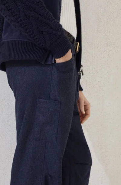 Brunello Cucinelli Virgin Wool Flannel Trousers