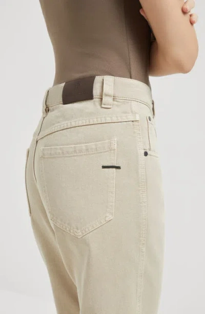 Brunello Cucinelli Straight Five-pocket Trousers In Neutral