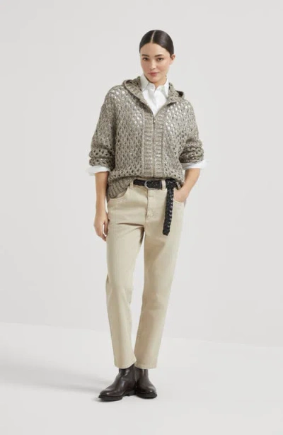Brunello Cucinelli Straight Five-pocket Trousers In Neutral