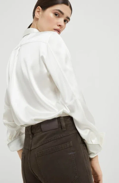 Brunello Cucinelli Straight Five-pocket Trousers In Brown