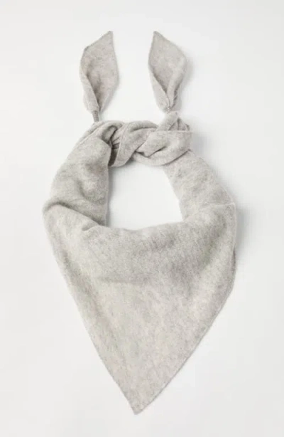 Brunello Cucinelli Scarf With Monili In Gray