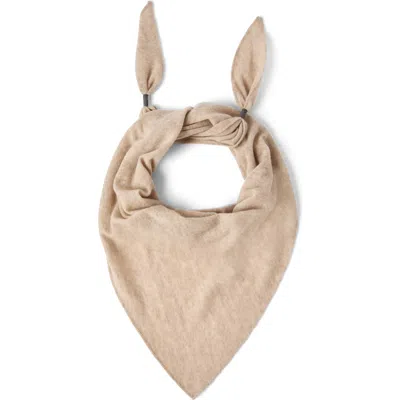 Brunello Cucinelli Foulard With Monili In Neutral