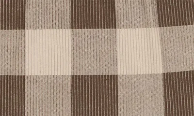 Maniere Manière Kids' Plaid Corduroy A-line Skirt In Brown