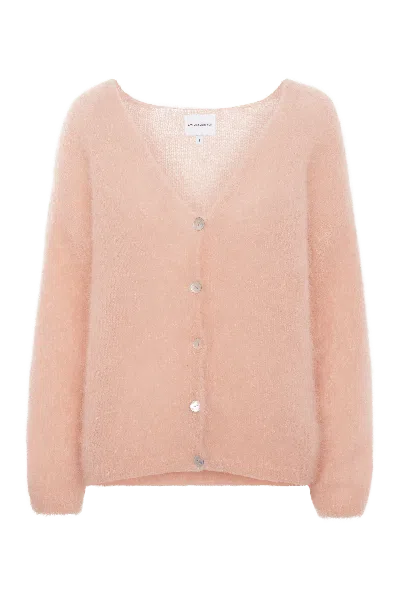 Americandreams Women's Pink / Purple Cornelia Ls Cardigan Peach