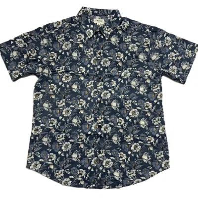Zasta Studio Men's Organic Handprinted Cotton Summer Half Sleeve Shirt