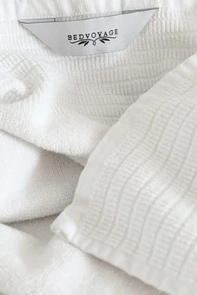Bedvoyage Viscose Odor & Mildew Resistant Spa Towel Collection, 6pc Set In White