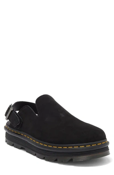 Dr. Martens Zebzag Casual Singback Platform Mules In Black