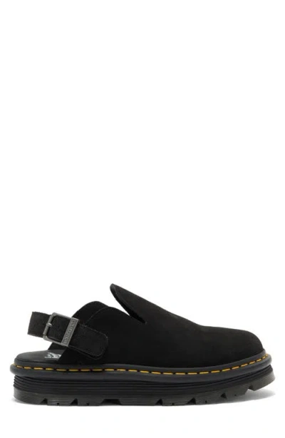 Dr. Martens Zebzag Casual Singback Platform Mules In Black