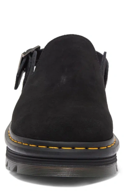 Dr. Martens Zebzag Casual Singback Platform Mules In Black