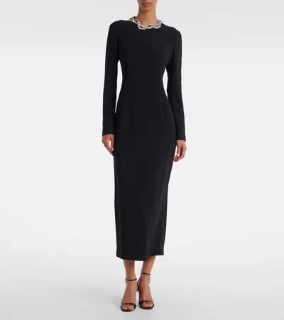 The Row Mitsuko Crystal Long-sleeve Maxi Dress