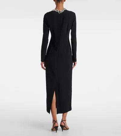 The Row Mitsuko Crystal Long-sleeve Maxi Dress