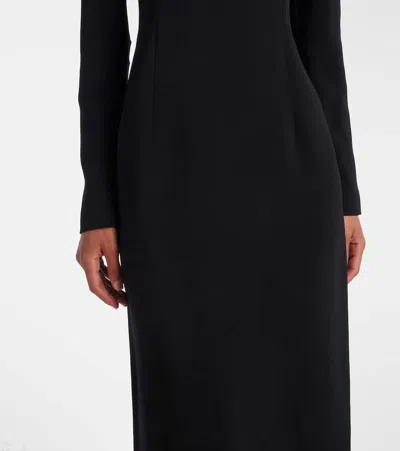 The Row Mitsuko Crystal Long-sleeve Maxi Dress