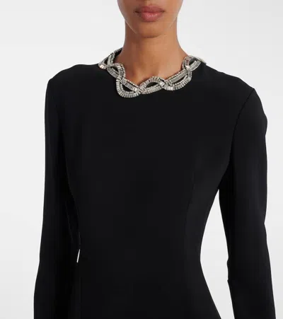 The Row Mitsuko Crystal Long-sleeve Maxi Dress
