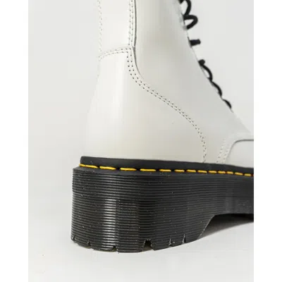 Dr. Martens' Leather Women's Boot In White