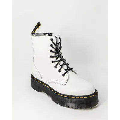 Dr. Martens' Leather Women's Boot In White