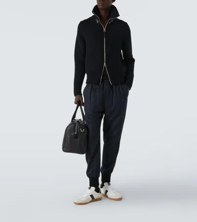 Tom Ford Cotton And Silk Twill Sweatpants