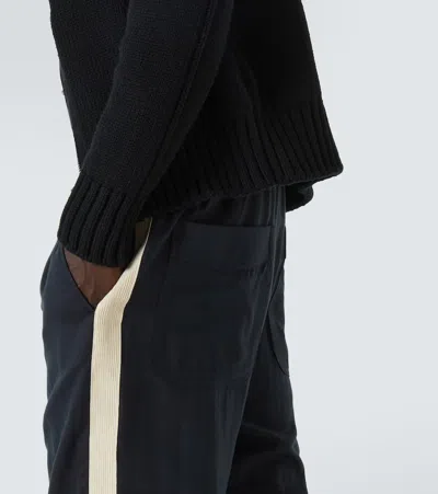 Tom Ford Cotton And Silk Twill Sweatpants