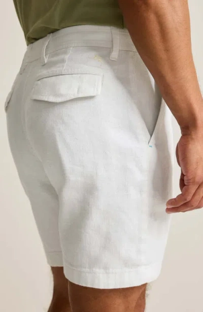 Tommy Bahama Beach Coast Linen Blend Shorts In White