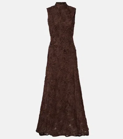 Rotate Birger Christensen Crêpe Maxi Dress