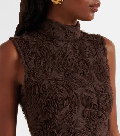Rotate Birger Christensen Crêpe Maxi Dress