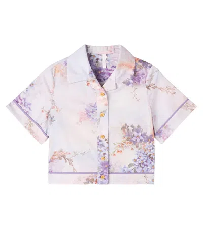 Zimmermann Cascadian Floral Cotton Poplin Shirt
