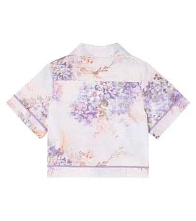 Zimmermann Cascadian Floral Cotton Poplin Shirt