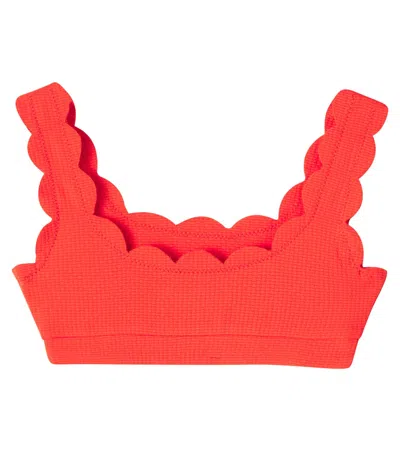 Marysia Bumby Palm Springs Scalloped Bikini Top