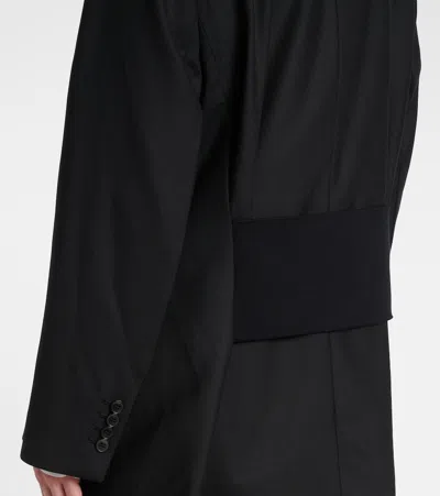 Victoria Beckham Double-breasted Blazer In Black
