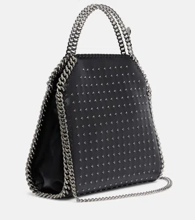 Stella Mccartney Falabella Small Studded Faux Leather Tote Bag
