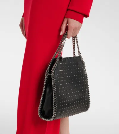 Stella Mccartney Falabella Small Studded Faux Leather Tote Bag