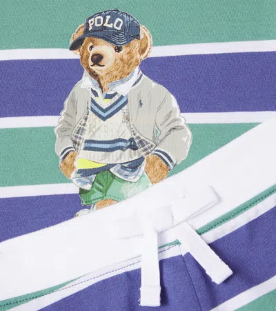 Polo Ralph Lauren Baby Polo Bear T-shirt And Shorts Set In Multi