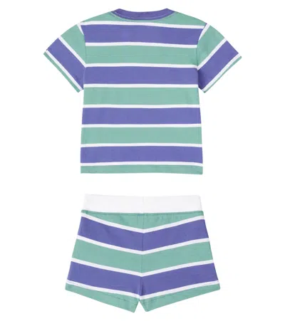 Polo Ralph Lauren Baby Polo Bear T-shirt And Shorts Set In Multi
