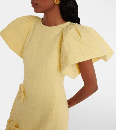 Leo Lin Lucinda Floral-appliqué Maxi Dress