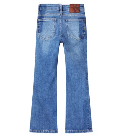 Scotch & Soda The Charm Flared Jeans In Blue
