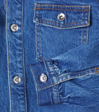 Scotch & Soda Denim Shirt In Blue