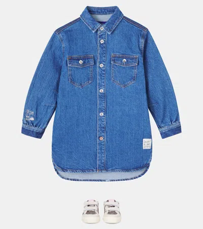 Scotch & Soda Denim Shirt In Blue