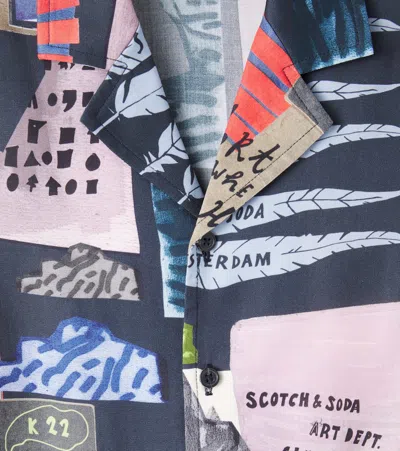 Scotch & Soda Printed Shirt In Multi