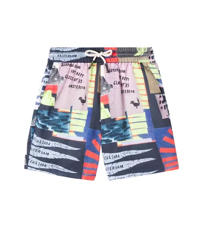 Scotch & Soda Printed Shorts In Multi