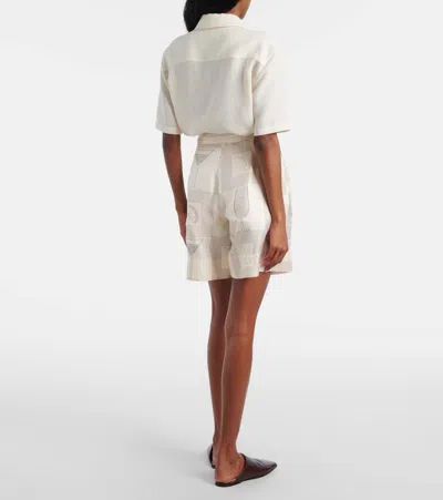 Loro Piana Dorin Aperitivo Twill Pleated Bermuda Shorts