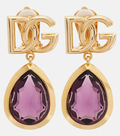 Dolce & Gabbana Dg Clip-on Earrings In Gold