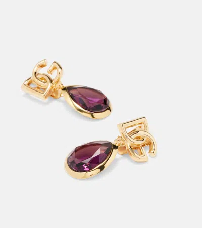 Dolce & Gabbana Dg Clip-on Earrings In Gold