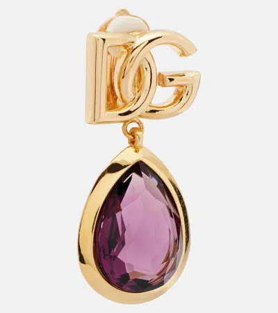 Dolce & Gabbana Dg Clip-on Earrings In Gold