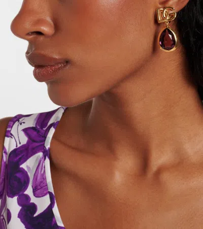 Dolce & Gabbana Dg Clip-on Earrings In Gold
