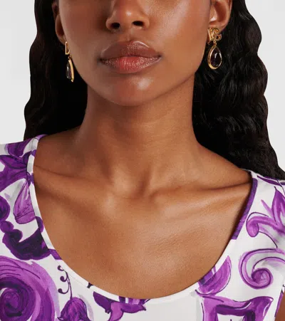 Dolce & Gabbana Dg Clip-on Earrings In Gold