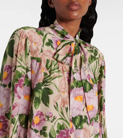 Chloé Chloe Printed Crepe Shirt