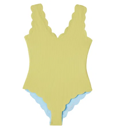 Marysia Bumby Charleston Reversible Scalloped Swimsuit
