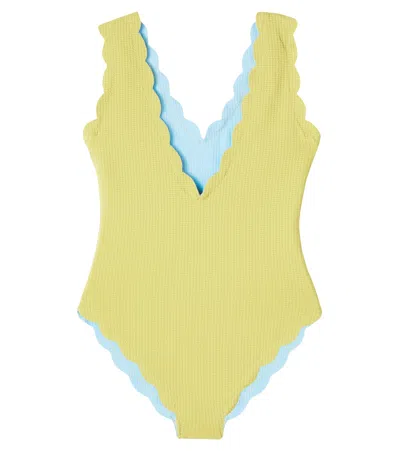 Marysia Bumby Charleston Reversible Scalloped Swimsuit