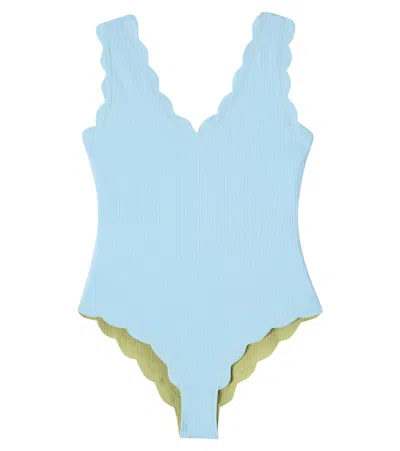 Marysia Bumby Charleston Reversible Scalloped Swimsuit