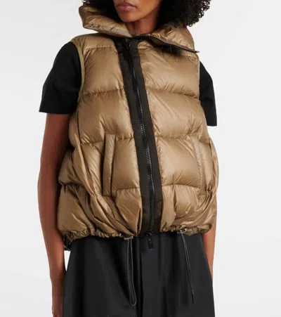 Sacai Asymmetric Quilted Down Vest